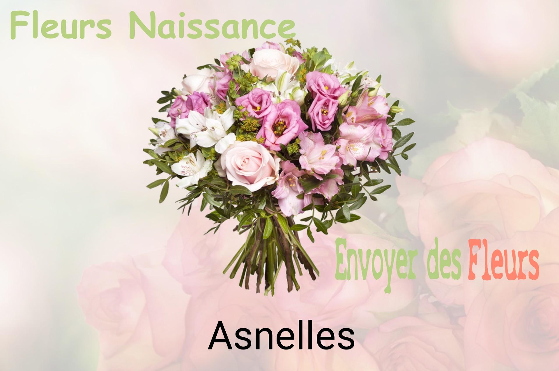 Bouquet de fleurs de naissance livré à Asnelles